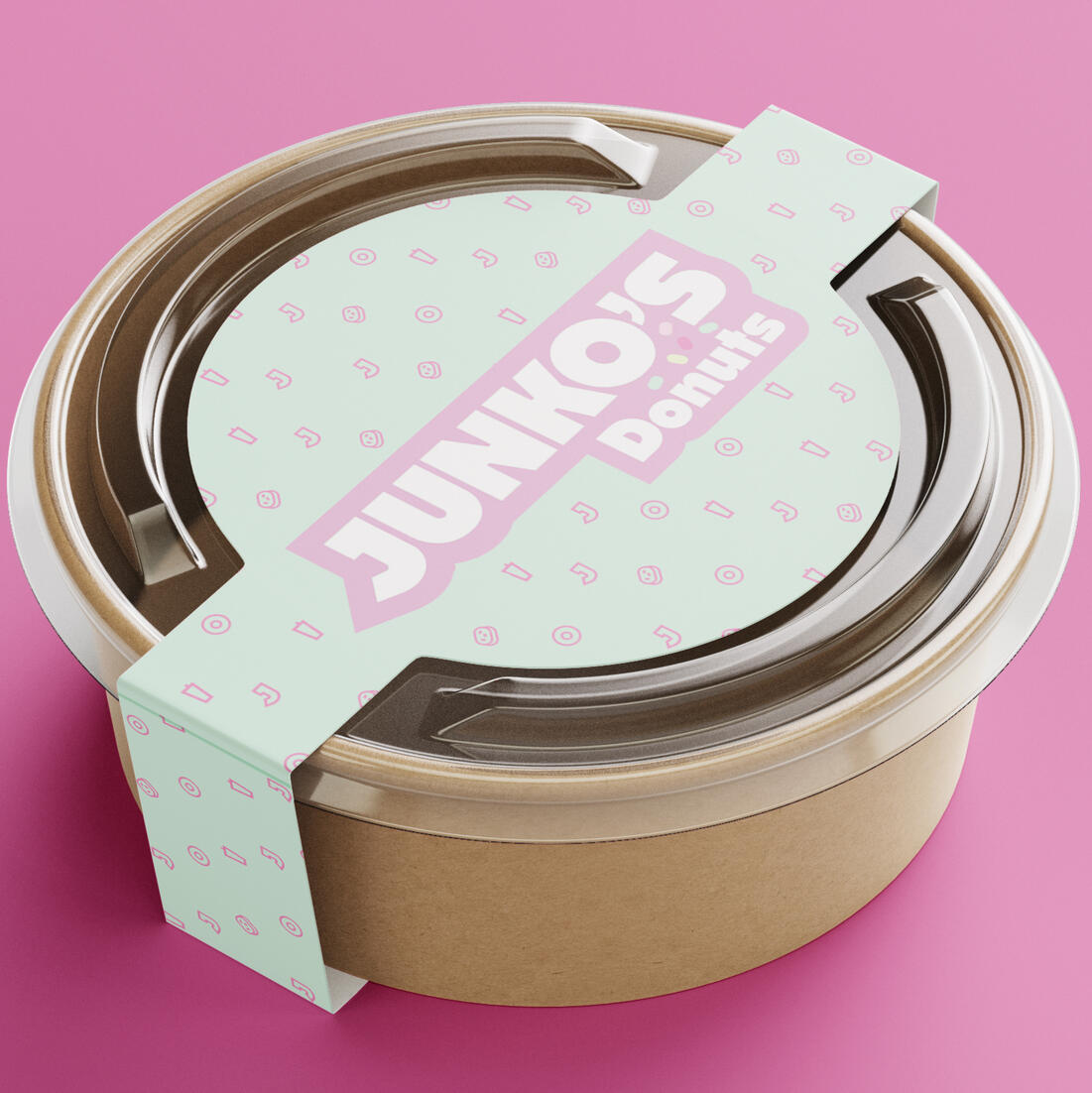 Donut Takeout Mockup