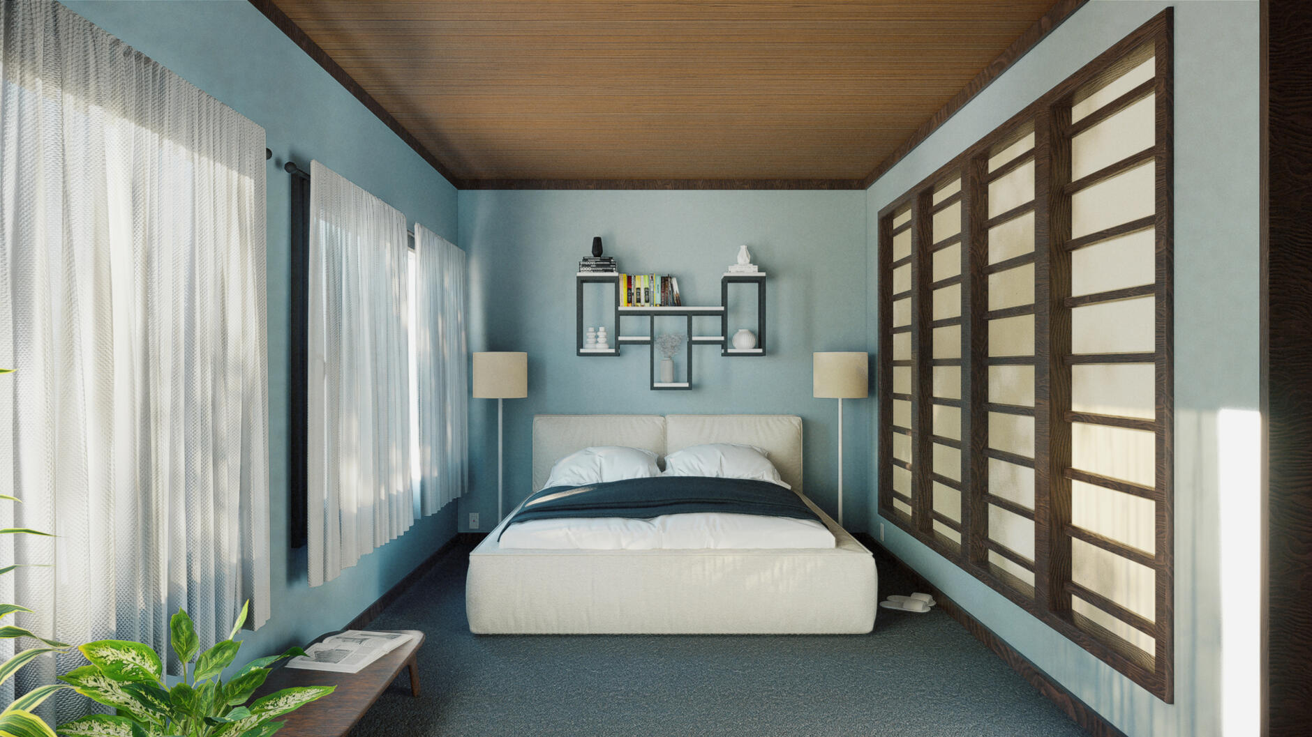 Apartment Bedroom Render